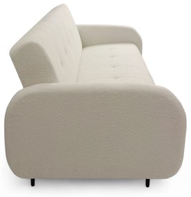 Wersalka Linda rozkładana do salonu - beżowa boucle Lambi 8