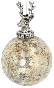 Bombka szklana Royal Deer 10x10x16 cm