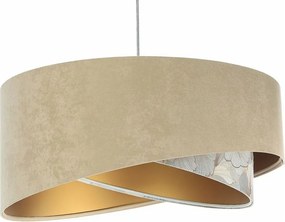 Lampa wisząca SAND FLOWER 1 beżowa/złota