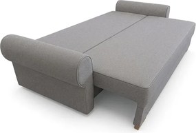 Sofa z Funkcją Spania RELON Szara Nowoczesna