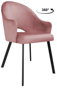 Krzesło obrotowe Velvet podstawa Profil czarna MG58