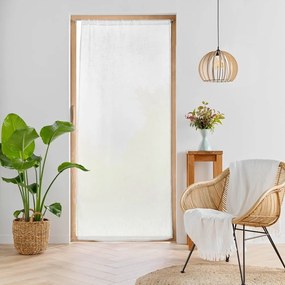 Biała zasłona na drzwi 90x200 cm Haltona – douceur d'intérieur