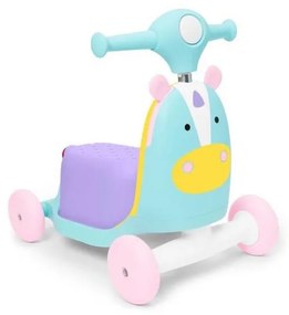 Skip Hop - Rowerek do pchania 3w1 ZOO jednorożec 3xAAA