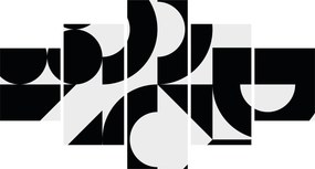 Obraz - Abstrakcja geometryczna N⁰2 (125x70 cm)