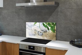 Szklany Panel Krystaliczny Plusk Wody