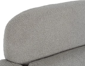 Fotel Wypoczynkowy do Salonu TOGO Szary Boucle Nowoczesny