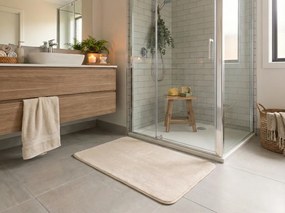 Dywanik łazienkowy TRIVORA 60x100 cm kremowy