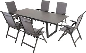 Doppler LIVORNO YELMO ALU ogrodowy zestaw wypoczynkowy 6+1