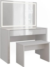 Toaletka biały wysoki połysk/biały 110x50x75.5 annabelle