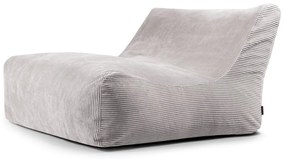 Jasnoszary sztruksowy worek do siedzenia Sofa Lounge – SLOWDOWN