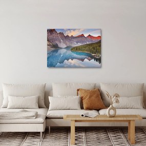 Obraz - Górski krajobraz Kanady (70x50 cm)