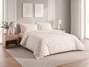 PrzytulneMieszkanie.pl PrzytulneMieszkanie.pl Bawełniana pościel PINK HEART CHARM biała, 100% bawełna Rozmiar pościeli: 70 x 90 cm | 140 x 200 cm