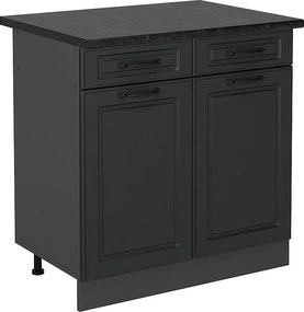 Szafka dolna do kuchni antracytowy domek wiejski 80x60x81.6 r-line