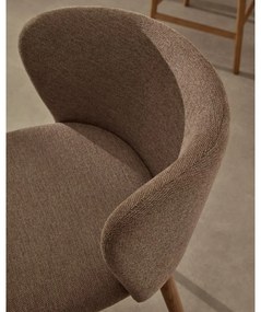 Jasnobrązowy hoker (wysokość siedziska 75,5 cm) Ciselia – Kave Home