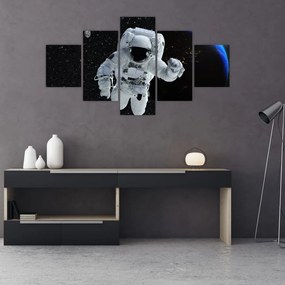 Obraz - Astronauta w kosmosie (125x70 cm)