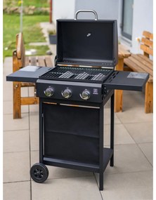Happy Green grill gazowy Hammond 3 palniki, 101,6x 106 x 53 cm