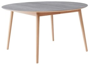 Okrągły rozkładany stół z ceramicznym blatem ø 135 cm Meza – Hammel Furniture