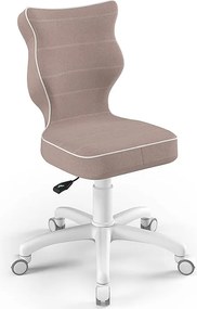 Obrotowe krzesło dziecięce Petit White rozmiar 4 (133-159 cm)
