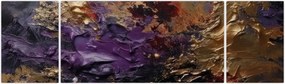 Obraz - Teksturowana abstrakcja (170x50 cm)