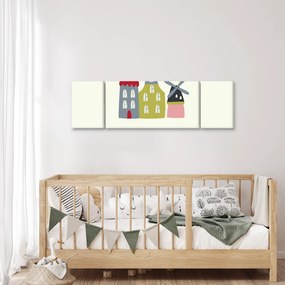 Obraz - Miasta Europy N⁰4 (170x50 cm)