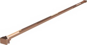 Mexen Uni-P1 wspornik prosty do ścianki prysznicowej 6-8 mm, różowe złoto - 800-01-60