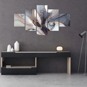 Obraz - Szary marmur (125x70 cm)