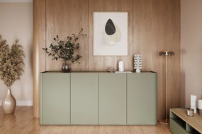 Komoda Elivo 200 cm - eukaliptus / dąb baltic dune
