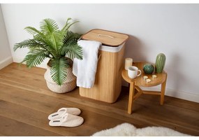 Naturalny bambusowy kosz na pranie 78 l Bamboo – Compactor
