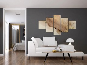 Obraz - Złoty brokat (125x70 cm)