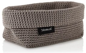 Brązowy koszyk Blomus Rope, 11,5x20 cm