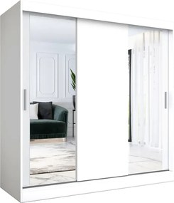 Szafa przesuwna biały mat 200 cm H2-P01