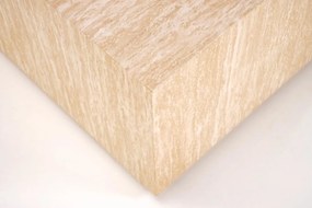 Stolik kawowy TRAVERTINO kwadratowy 60x60 trawertyn HALMAR