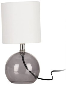 Lampa stołowa ze szklaną podstawą, 24 cm