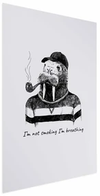Plakat Smoking 21x30 cm bez ramy bez marginesu ARTGEIST B