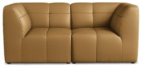 Brązowa sofa z imitacji skóry 180 cm Aloha – Makamii