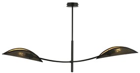 Lampa sufitowa - Lotus BL 2 czarno złota