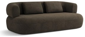 Brązowa sofa z materiału bouclé 178 cm Jenny – Micadoni Home