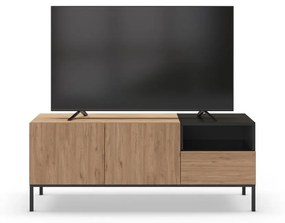 Szafka pod TV w naturalnym kolorze 140x55 cm Cailin – Marckeric