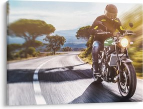 Obraz - Motocyklista (70x50 cm)