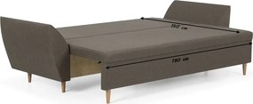 Sofa kanapa 3 os z funkcją spania ALI Miętowy