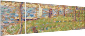 Obraz - Georges Seurat, Study for "La Grande Jatte", reprodukcje (170x50 cm)