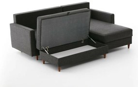 Sofa narożna Eva Right Anthracite