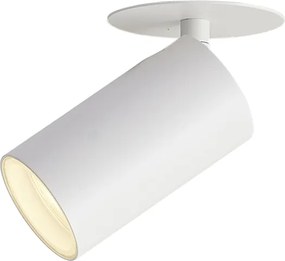 Zestaw 6 nowoczesnych reflektorów wpuszczanych białych GU10 50mm IP44 - Chels