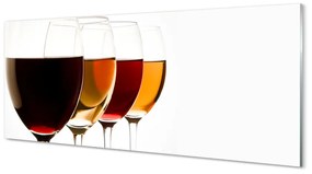 Szklany Panel Kieliszki wina