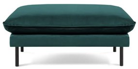 Butelkowy aksamitny podnóżek Cosmopolitan Design Vienna, 100x80 cm