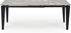 Rozkładany stół z blatem ze spieku Felix Halmar efekt szarego marmuru