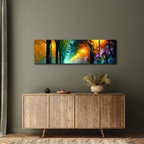 Obraz - Nocny spacer (170x50 cm)