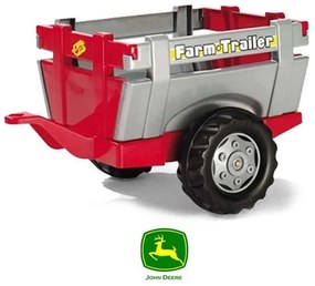 Rolly toys rollytrailer przyczepa do traktora otwiane burty