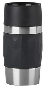 Tefal - Termokubek 300 ml COMPACT MUG stal nierdzewna/czarny