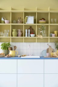 Żółta ceramiczna misa na ciasto MYNTE LEMONADE